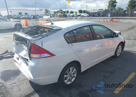 2010 Honda Insight Ex из США, поврежденный, VIN JHMZE2H77AS038108